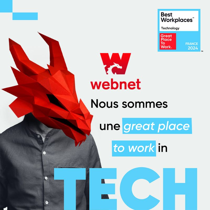 Webnet certifiée Great Place To Work in Tech