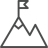 Pictogramme sommet d'une montagne